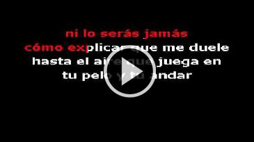 Karaoke Quiero aprender de memoria Leonardo Favio