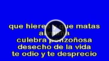 Karaoke Rata de dos patas Paquita La Del Barrio