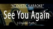 Karaoke See You Again - Charlie Puth