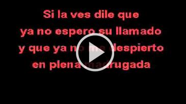 Karaoke Si la ves Franco De Vita