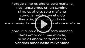 Karaoke Si no es ahora Timbiriche