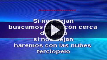 Karaoke Si nos dejan Luis Miguel