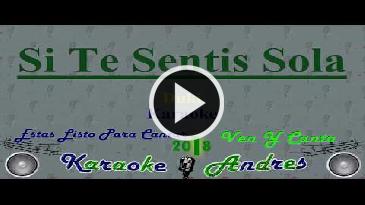 Karaoke Si te sentís sola Duki