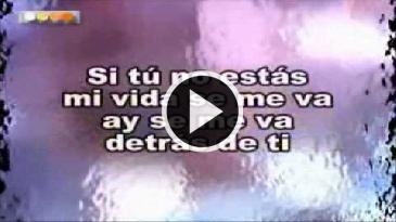 Karaoke Si tú no estás Franco De Vita