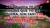 Karaoke Sin tantita pena - Alejandro Fernandez
