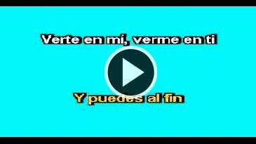 Karaoke Sólo déjate amar Kalimba