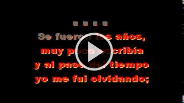 Karaoke Solo dejé a mi padre Montez De Durango