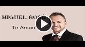 Karaoke Te amaré - Miguel Bose