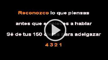 Karaoke Te conozco Ricardo Arjona