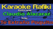 Karaoke Te extraño poquito - Claudio Alcaraz