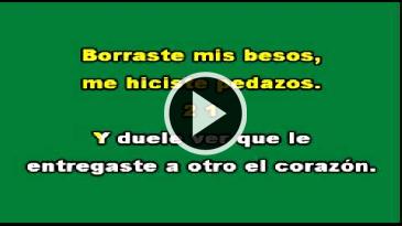 Karaoke Te fuiste de aquí Reik