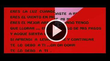 Karaoke Te lo debo a ti Carolina Soto