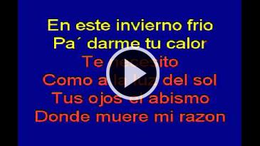 Karaoke Te necesito Amaral