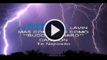 Karaoke Te necesito Buddy Richard