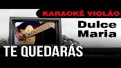 Karaoke Te quedarás - Dulce Maria