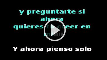 Karaoke Tu mirada Amaia Montero