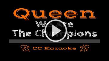 Karaoke We Are The Champions  Queen