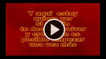 Karaoke Y aquí estoy Ana Gabriel