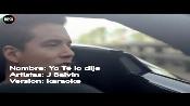 Karaoke Yo te lo dije - J Balvin