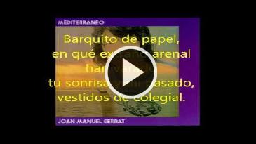 Barquito de Papel Joan Manuel Serrat